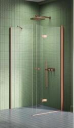 NEW TRENDY New Soleo Copper Brushed cabină de duș 90x90 cm pătrat cupru periat/sticlă transparentă K-2065 (K2065)