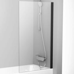 RAVAK Pivot paravan cadă 80 cm o piesă negru mat/sticlă transparentă 79840300Z1 (79840300Z1)