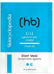 Skincyclopedia Mască de țesătură pentru față, cu vitamina B5 - Skincyclopedia Sheet Mask 20 ml