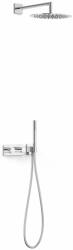 TRES B-System set de duș ascuns cu termostat cu duș de ploaie crom 30735204 (30735204)