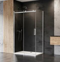 NEW TRENDY Sling cabină de duș 100x80 cm dreptunghiular crom luciu/sticlă transparentă D-0180A/D-0100B (D0180A/D0100B)