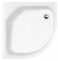 Besco Diper cădiță de duș semirotundă 80x80 cm alb #BAD-80-II (#BAD80II)