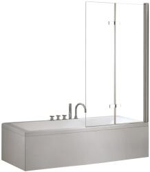 Besco Lumix paravan cadă 100 cm două piese crom luciu/sticlă transparentă PL-2S (PL2S)