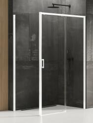 NEW TRENDY Prime White cabină de duș 100x70 cm dreptunghiular alb mat/sticlă transparentă D-0401A/D-0218B (D0401A/D0218B)