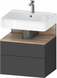 Duravit Qatego dulap 59x47x59 cm sub chiuveta pe perete grafit-stejar QA4393055490010 (QA4393055490010)