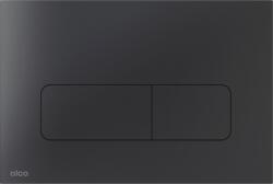 Alca Flat buton de spălare pentru WC negru MOON-BLACK (MOONBLACK)