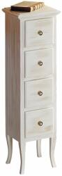SAPHO Retro dulap 35x33x120 cm laterala pe picioare alb 1694 (1694)