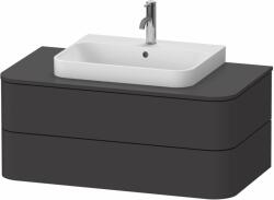 Duravit Happy D. 2 dulap 100x55x40.8 cm sub chiuveta pe perete grafit HP497108080 (HP497108080)