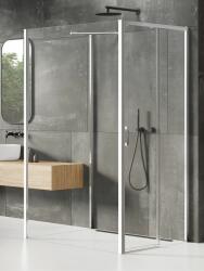NEW TRENDY Prime cabină de duș 120x110 cm dreptunghiular crom luciu/sticlă transparentă K-1585 (K1585)
