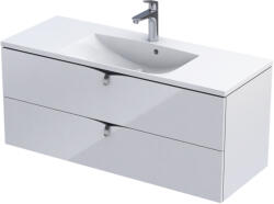 Oristo Siena dulap 119.6x45.5x50 cm sub chiuveta pe perete alb OR45-SD2S-120-1 (OR45SD2S1201)