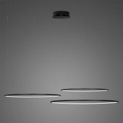 Altavola Design Ledowe Okręgi lampă suspendată 3x68 W negru LA075/CO3_80_in_3k_black_dimm