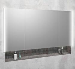 SAPHO Integra dulap 125.5x16.5x70 cm cu oglindă gri IN125