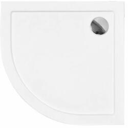 Besco Aron Slimline cădiță de duș semirotundă 80x80 cm alb BAA-80-NR (BAA80NR)