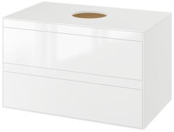 Excellent Finli dulap 80x50x48.7 cm sub chiuveta pe perete alb MLEX. 1102.800. WHWH (MLEX1102800WHWH)