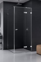 NEW TRENDY Eventa cabină de duș 100x100 cm pătrat crom luciu/sticlă transparentă EXK-4513 (EXK4513)