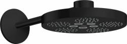 Hansgrohe One cap de duș cu braț 28x28 cm rotund negru 48492670 (48492670)