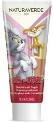 Naturaverde Pastă de dinți pentru copii Tom & Jerry - Naturaverde Kids Tom & Jerry Strawberry Toothpaste 75 ml