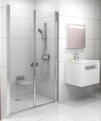 RAVAK Chrome uși de duș 100 cm înclinabilă aluminiu luciu/sticlă transparentă 0QVACC0LZ1 (0QVACC0LZ1)