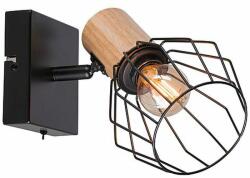 Paulmann lampă de perete 1x20 W negru-lemn 66766 (66766)