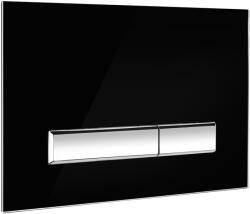 Oltens Torne buton de spălare pentru WC negru/crom 57200310 (57200310)