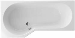 Excellent Be Spot cadă de colț 160x80 cm partea stângă alb WAEX. BSL16WH (WAEXBSL16WH)