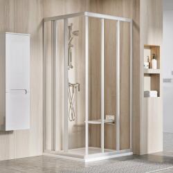 RAVAK Supernova uși de duș 80 cm culisantă satin mat/sticlă transparentă 15V40UR2Z1 (15V40UR2Z1)