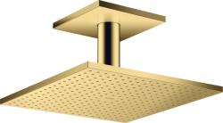 Hansgrohe ShowerSolutions cap de duș cu braț 30x30 cm pătrat auriu 35320990 (35320990)