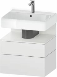 Duravit Qatego dulap 59x47x59 cm sub chiuveta pe perete alb QA4393018180010 (QA4393018180010)
