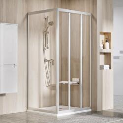 RAVAK Supernova uși de duș 80 cm culisantă satin mat/sticlă transparentă 00V40UR2Z1 (00V40UR2Z1)