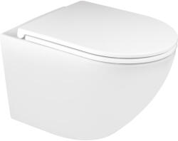 Hagser Beno vas wc cu capac soft-close agăţat fără margine alb HGR13000042 (HGR13000042)