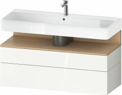 Duravit Qatego dulap 119x47x59 cm sub chiuveta pe perete alb-stejar QA4396030220010 (QA4396030220010)