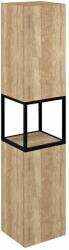 SAPHO Skara dulap 35.1x31.95x171 cm laterala pe perete negru-stejar CG010-2222 (CG0102222)