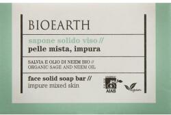 Bioearth Săpun pentru mâini și corp „Salvie și neem - Bioearth Sage & Neem Face Solid Soap Bar 150 g