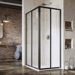 RAVAK Supernova uși de duș 100 cm culisantă negru mat/sticlă transparentă 14VA03O2Z1 (14VA03O2Z1)