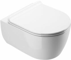 Excellent Doto vas wc cu capac soft-close agăţat fără margine alb CEEX. 1404.485. WH (CEEX1404485WH)