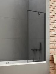 New Trendy New Soleo Black paravan cadă 60 cm o piesă negru mat/sticlă transparentă P-0093 (P0093)
