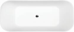 Besco Assos S-Line cadă freestanding 160x70 cm dreptunghiulară alb #WMD-160-AL