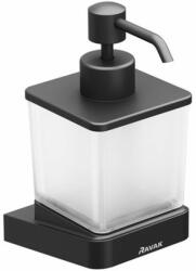 RAVAK 10° dozator săpun 200 ml negru-sticlă X07P559 (X07P559)