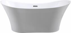 Besco Amber cadă freestanding 170x80 cm ovală alb #WAS-170-ABB (#WAS170ABB)