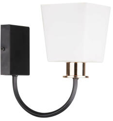 Candellux Schubert lampă de perete 1x40 W negru-auriu 21-74225 (2174225)