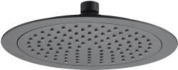 Laveo Leia cap de duș 24x24 cm rotund negru NLE7DAD (NLE7DAD)