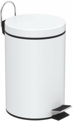 SAPHO Simple Line cos de gunoi 3 l alb-negru 28103 (28103) Cos de gunoi