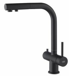 Blue Water Apala baterie de bucatarie cu filtru pe picior negru 5901730616552 (5901730616552)