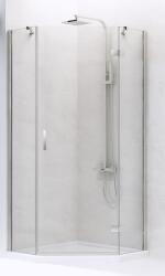 NEW TRENDY New Azura cabină de duș 80x80 cm crom luciu/sticlă transparentă K-0560 (K0560)