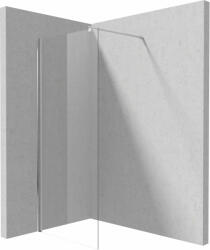 Deante Kerria Plus perete cabină de duș walk-in 90 cm crom luciu/sticla transparentă KTS_039P