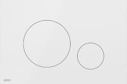 Alca Flat buton de spălare pentru WC alb TURN-WHITE (TURNWHITE)