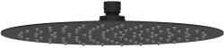 Oltens Vindel cap de duș 30x30 cm rotund negru mat 37000300 (37000300)