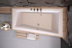 Besco Intima cadă de colț 160x90 cm partea dreaptă alb #WAIT-160-SP (#WAIT160SP)