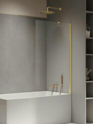 New Trendy New Soleo Light Gold paravan cadă 80 cm o piesă auriu luciu/sticlă transparentă P-0117 (P0117)