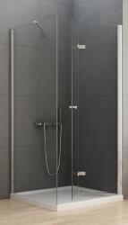 NEW TRENDY New Soleo cabină de duș 100x90 cm dreptunghiular crom luciu/sticlă transparentă D-0154A/D-0088B (D0154A/D0088B)